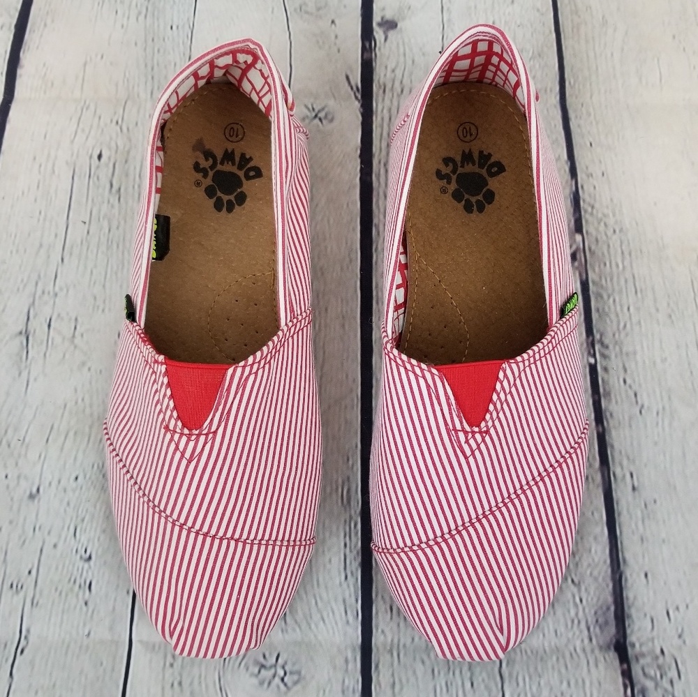 DAWGS | striped Kaymann canvas slip on loafer